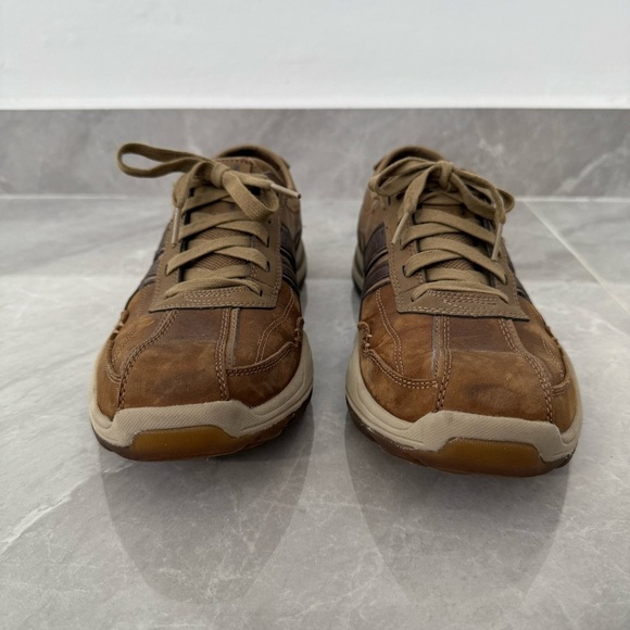 Men’s Skechers Elment Meron Lace Up Classic Fit Memory Foam Shoes Size 10 - Picture 5 of 16